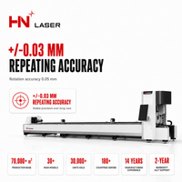 Mesin Pemotong Laser Tabung Kompak Desain Hemat Ruang Panjang 7.9M-8.4M Mendukung Pemotongan Pipa Persegi dan Bulat