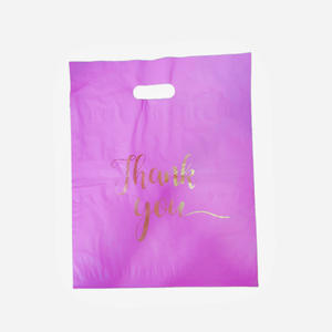 New Top Gusset Die Cut Handle Reusable Non Garment Custom High Quality Waterproof Side Plastic <b>Shopping</b> <b>Bag</b> - Product Image 5