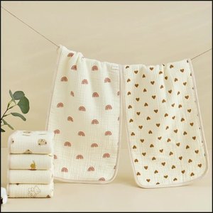 Muslin <strong>Burp</strong> <strong>Cloths</strong> 6 Pack Cotton Large 20''x 10'' Extra Absorbent And Soft <strong>Baby</strong> Burping <strong>Cloth</strong> For <strong>Baby</strong> Boy Girl Unisex - Product Image 2
