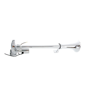 Klaxon à air simple de qualité supérieure ADT Super Loud 125db 12V, couleur argent, pour camion, train, poids lourd, bateau, SUV - Product Image 4