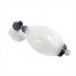 Resucitador de Silicona de Alta Calidad, Bolsa <span class=keywords><strong>Ambu</strong></span>, Tubo de Oxígeno BVM, Fuente de Alimentación Manual, Uso en Adultos, Pediátrico e Infantil - Product Image 3