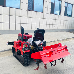 Beliebte Mini-Rotations fräse 25 PS Hand dieselmotor Amphibien kriecher Rotations fräse Garden Farm Rotations fräse mit Pflug