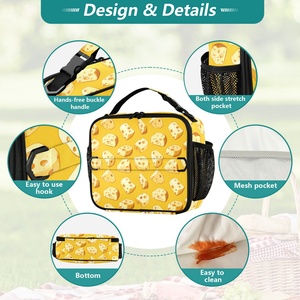 Sac à lunch portable de grande capacité, personnalisé, de haute qualité, à prix avantageux, motif tendance, sac à lunch fourre-tout - Product Image 3