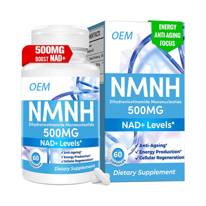 Cápsulas de Vitamina Natural NMNH de Alta Calidad OEM ODM, Gran Venta, para Aclarar la Piel y Controlar la Energía, para Adultos, Mujeres y Hombres - Product Image 1