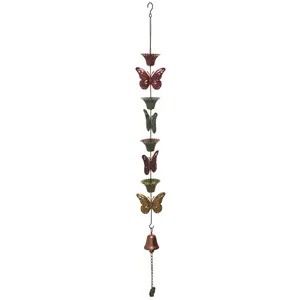 Wholesale Handmade Rain Chain With Butterfly Design Suppliers Gardening Rain Chains Buy From China
