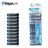 Vente directe d'usine, piles alcalines super puissantes 1,5 V LR6 AA AM3, piles double A haute performance avec conception anti-fuite