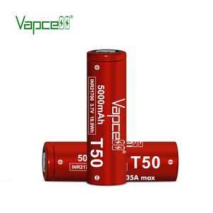 Batterie haute performance <span class=keywords><strong>Vapcell</strong></span> T50 <span class=keywords><strong>21700</strong></span> 5000mah 20A Courant de décharge continu 35A Max Haute puissance pour pack de batteries - Product Image 4