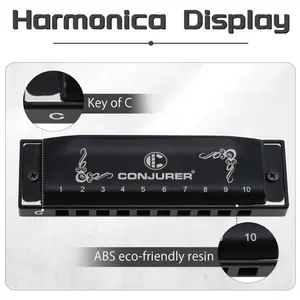 Harmonica Conjurer For Up Garded 10 Hole Blues Harps Or Diatonic Harmonica About Musical Instrument