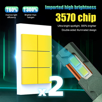 Liangjian - Bombilla LED para Coche de 100 W y 10000 lm, Doble Cobre V45, H1, H3, H11, H13, HIR2, 9005, H7, H4