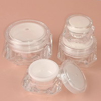 Pots en plastique crème faciale cosmétique personnalisée en Offre Spéciale avec bouchon à vis