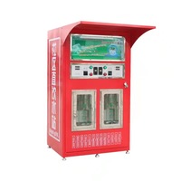 Station d'approvisionnement en eau communautaire 800 GPD, machine à osmose inverse, distributeur d'eau pure, SDK, auto-nettoyage, filtration UV/ozone