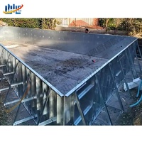 Coque de piscine en acier inoxydable 316 304 sur mesure de 25 m de longueur