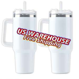 Gobelet isotherme extérieur en acier inoxydable avec poignée et paille, personnalisable avec logo, 30oz et 40oz, modèle H2.0 - Product Image 5