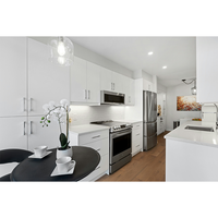 Ensemble de meubles de cuisine sur mesure, style Shaker européen, design moderne, modulaire, entièrement en bois, pour usage domestique
