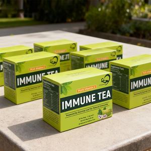 Té Herbal Reforzador del Sistema Inmunológico de Chinaherbs, Venta Directa al por Mayor, Empaquetado en Caja, Té Inmunológico, Té de Hojas de Guanábana para una Inmunidad Natural - Product Image 1