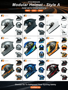 Casque de moto en fibre de carbone DOT, léger et aérodynamique, casques pour moto, casque rabattable pour la course sur route et le tourisme - Product Image 6
