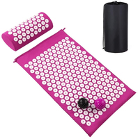 NEH tapis d'acupression akkupressur mat et oreiller ensemble mata do akupresury tapis à pointes avec acupuncture ongles shakti tapis acupression