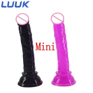 Manufacture and Wholesale Hot Selling Mini <b>Dildo</b> PVC Realistic Blood Vessel Long Big Rubber Penis for Women - Product Image 1