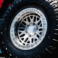 Jantes forgées sur mesure 17x9 18x9 Raw Machine Forged pour SUV tout-terrain, pick-up, jantes Beadlock pour Ford Ranger F-250 F-350 Bronco Toyota Prado