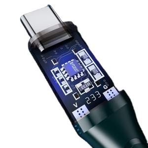 Hot bán pd66w bện cáp điện LED hiển thị 1M C tường sạc sạc cáp điện thoại di động từ Phụ kiện điện - Product Image 4