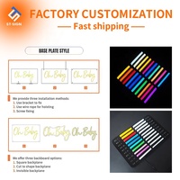 Letrero Luminoso LED de Neón Personalizado Shuntai, con Alimentación CA y Diseño Gratuito, para Decoración de Tiendas, Oficinas, Hogar, Fiestas de Cumpleaños y Negocios