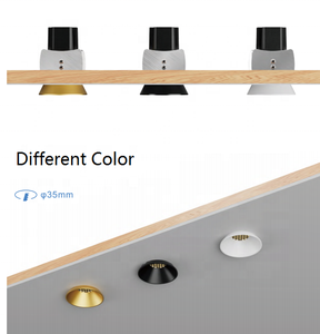 Arcllux Modern 5W <span class=keywords><strong>MINI</strong></span> 35mm LED COB Encastré Downlight avec 90mm Cutout Blanc Noir Or Laiton Argent IP44 Rating for Villa - Product Image 5