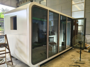 Cao cấp Nhà tiền chế nhà Apple cabin nhỏ Pod cà phê nhà di động nhà ngoài trời phổ biến <span class=keywords><strong>prefab</strong></span> <span class=keywords><strong>container</strong></span> nhà - Product Image 5