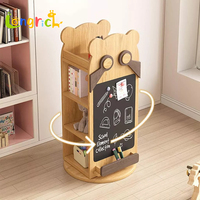 Étagère à livres moderne en bois pour bébé et enfant, armoire de rangement rotative multifonctionnelle, écologique, durable, pour chambre à coucher