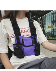 Vente Nouveau design Gilet pour hommes Sac de poitrine réfléchissant, sac de poitrine tactique personnalisé unisexe - Product Image 6