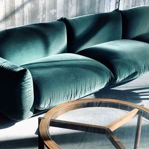 Sofá blanco <span class=keywords><strong>de</strong></span> doble combinación para sala <span class=keywords><strong>de</strong></span> estar, moderno y contraído, familia pequeña <span class=keywords><strong>de</strong></span> Europa del Norte, tela <span class=keywords><strong>de</strong></span> <span class=keywords><strong>Ciencia</strong></span> y Tecnología - Product Image 5