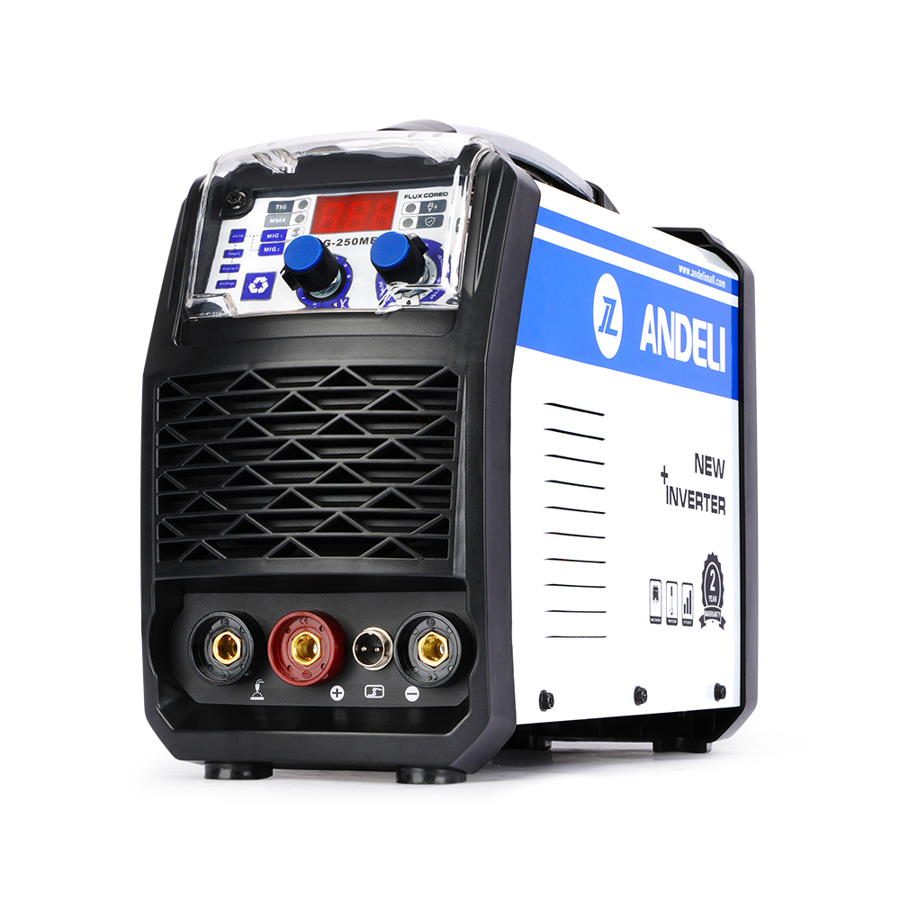 ANDELI 110V/220V LED MIG-250 подъемник TIG MMA MIG бесгазовый сварочный аппарат MIG сварочный аппарат производитель
