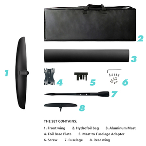 OEM/ODM Factory JFS-Axis PNG 1150 Hydrofoil <b>Set</b> Carbon High Performance Front Wing/Full Mast/Fuselage/Rear Wing JFS SP PNG 1150 - Product Image 5