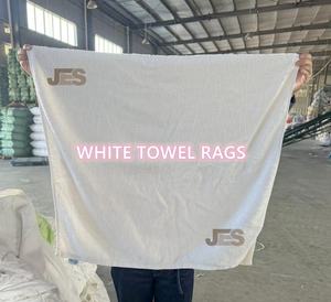 メヒニック使用ホワイトカラー繊維廃棄物タオルラグ100コットン10KG 25KG - Product Image 4