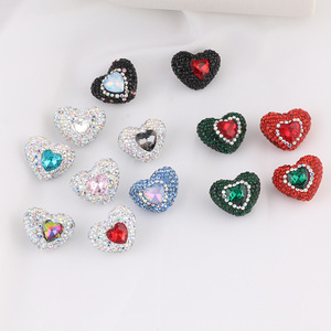 Amour Western princesse poterie douce népal diamant boule pêche coeur trou droit perle bricolage Mobile acrylique plastique Lucite perles - Product Image 1