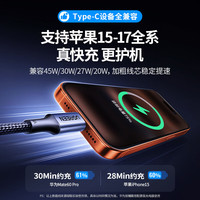 Kompatibel untuk Perangkat 17/16/15 Kabel Pengisian Daya Nylon Tipe-C Tipe-C PD60W Pengisian Cepat untuk iPhone 17/16e/15ProMax iPad