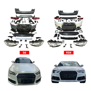 Kit de Carrocería Delantera y Trasera para Audi A6 2012-2014 con Faros Antiniebla para Modificación y Mejora de Automóviles - Product Image 1