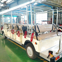Chine Véhicule urbain alimenté par batterie 8 14 places Navette touristique Mini bus touristique électrique Bus touristique à vendre