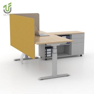 IULTRA Smooth Manual Assist Escritorio de pie hidráulico ecológico Diseño moderno para uso fuera de la red - Product Image 1