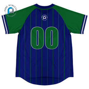 PURE Warriors Australie personnalisé en gros Sublimation imprimé col en v chemise de baseball boutonné uniformes de sport porter pour hommes enfants - Product Image 5