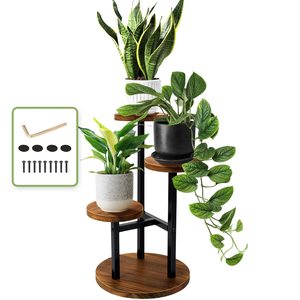 <span class=keywords><strong>Support</strong></span> décoratif pour plantes d'intérieur en bois <span class=keywords><strong>support</strong></span> métallique extérieur <span class=keywords><strong>support</strong></span> pour pots <span class=keywords><strong>de</strong></span> fleurs balcon présentoir pour plantes estanteria para plantas - Product Image 5