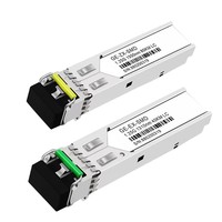 Transceptor Óptico LC SFP 1.25G SMF 1550nm 80km LC Dúplex Módulo SFP DDM
