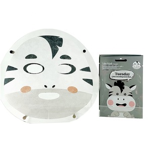 Nouveau Masque Facial Personnalisé avec Logo, Série Animaux (Chien, Zèbre, Cochon, Tigre, Panda, Cerf, Mouton), Blanchissant, Livraison en 7 Jours (du Lundi au Dimanche) - Product Image 3