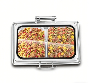 Réchaud de buffet isolant, Réchaud <span class=keywords><strong>Buffy</strong></span>, Ustensiles de petit-déjeuner pour buffet d'hôtel, Bassin isotherme, Pot isotherme, Réchaud chauffant, Présentoir - Product Image 3