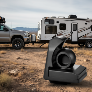 Verrou antivol robuste pour attelage de remorque 1-7/8 en acier noir pour remorques et caravanes - Product Image 2