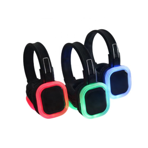 Cuffie per <span class=keywords><strong>Silent</strong></span> Disco all'ingrosso F39, distanza di controllo 500M, auricolari stereo per feste silenziose e trasmettitore - Product Image 3