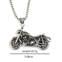 Collier de motard personnalisé style punk en acier inoxydable 316L pour homme, pendentif breloque, bijoux de mode, usage quotidien, cadeau, vente en gros