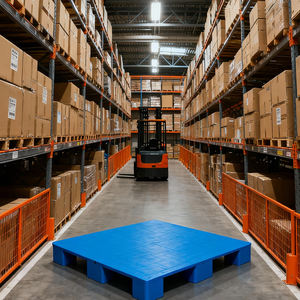 Nem dayanıklı plastik tepsi, süpermarket depoları ve fabrika yükseltilmiş baz endüstriyel tepsiler için büyük boy 1200*600*140mm - Product Image 2