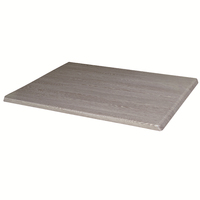 Table de restaurant moderne en bois, résistante aux rayures et aux taches, mobilier de salle à manger commercial durable pour usage extérieur et scolaire (1200x700mm)