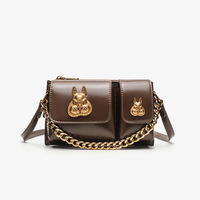Sac à bandoulière en cuir PU tendance sur le thème du lapin de Pâques, sac à bandoulière tendance pour femmes, nouveau design 2025