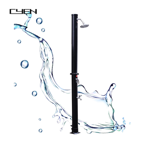 Douche solaire de jardin CYEN de haute qualité, 20L, en PVC noir, pour <span class=keywords><strong>piscine</strong></span> et jardin, douche de jardin noire - Product Image 1